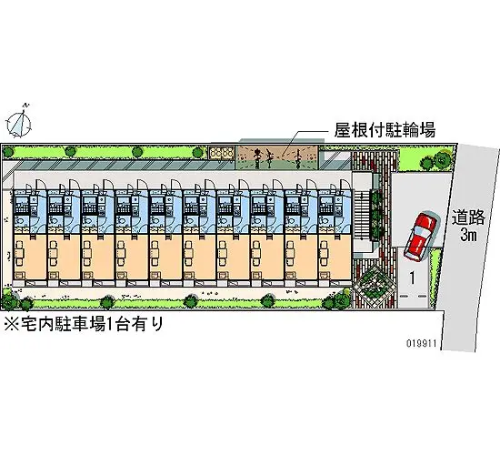 所沢市山口 月極駐車場